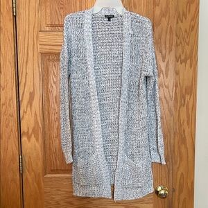 Express Women's Marled Gray Cardigan